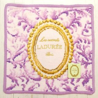 LADUREE - LADUREE ラデュレ シェニール織り タオルハンカチ ラベンダー