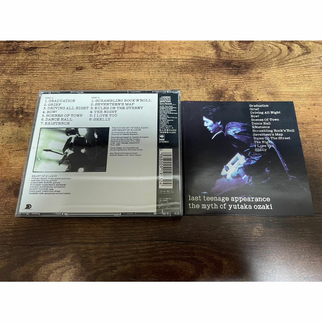 尾崎豊CD「LAST TEENAGE APPEARANCE」2枚組ライブ○の通販 by 尾崎豊CD「LAST TEENAGE APPEARANCE」2枚組ライブ○の通販 by