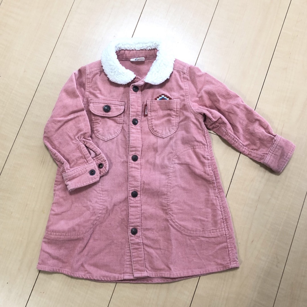 BREEZE(ブリーズ)のbreeze コーデュロイ　ワンピース　90 キッズ/ベビー/マタニティのキッズ服女の子用(90cm~)(ワンピース)の商品写真