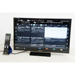 【中古】SONYソニー 24V型 地上・BS・110度CSデジタルハイビジョン液晶テレビ BRAVIAブラビア KJ-24W450E(テレビ)