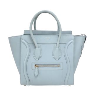 セリーヌ(celine)の　セリーヌ CELINE ラゲージ マイクロショッパー 167793 ライトブルー カーフ レディース ハンドバッグ(ハンドバッグ)