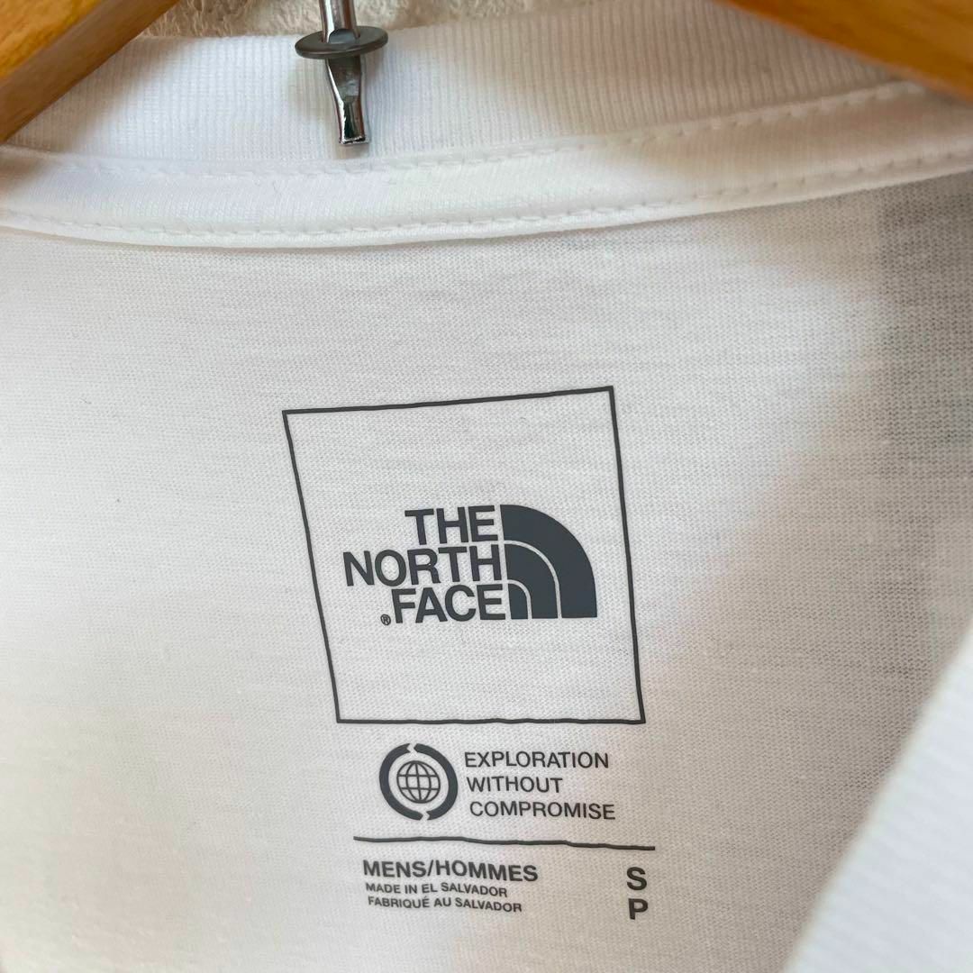 THE NORTH FACE(ザノースフェイス)の【ニューヨーク限定！】ノースフェイス メンズ Tシャツ 半袖  S 白 ロゴ メンズのトップス(Tシャツ/カットソー(半袖/袖なし))の商品写真