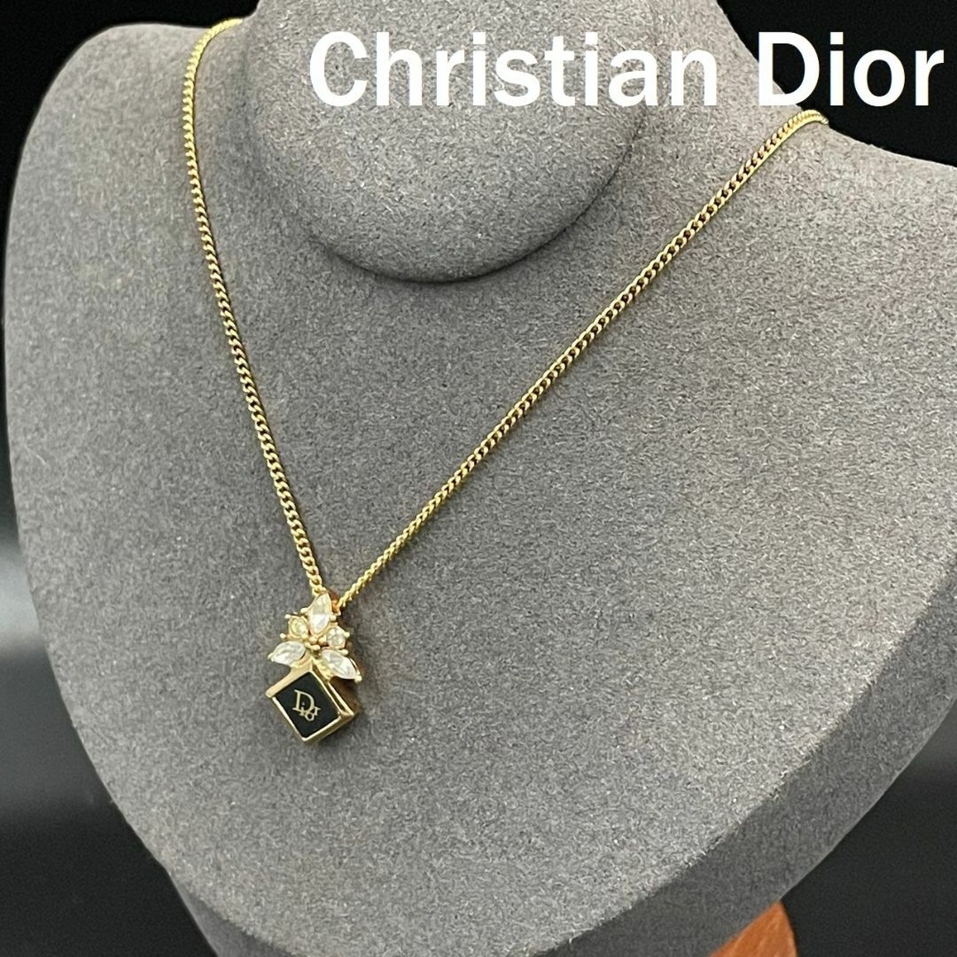 Christian Dior - クリスチャン・ディオール ネックレス ゴールド ロゴ