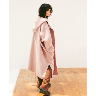 ルシェルブルー(LE CIEL BLEU)のルシェルブルー　フーデットオーバーコート　Hooded Over COAT (ロングコート)