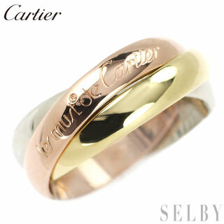 カルティエ(Cartier)のカルティエ K18YG/WG/PG リング トリニティ 50号(リング(指輪))