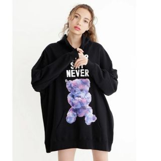 ミルクボーイ(MILKBOY)のMILKBOY NEVER SAY NEVER HOODIE パーカー くま(パーカー)