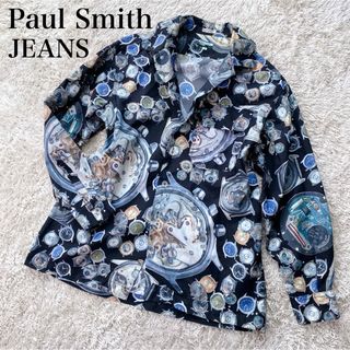 ＊ポールスミス Paul Smith 青薔薇 長袖シャツ トップス Mメンズ