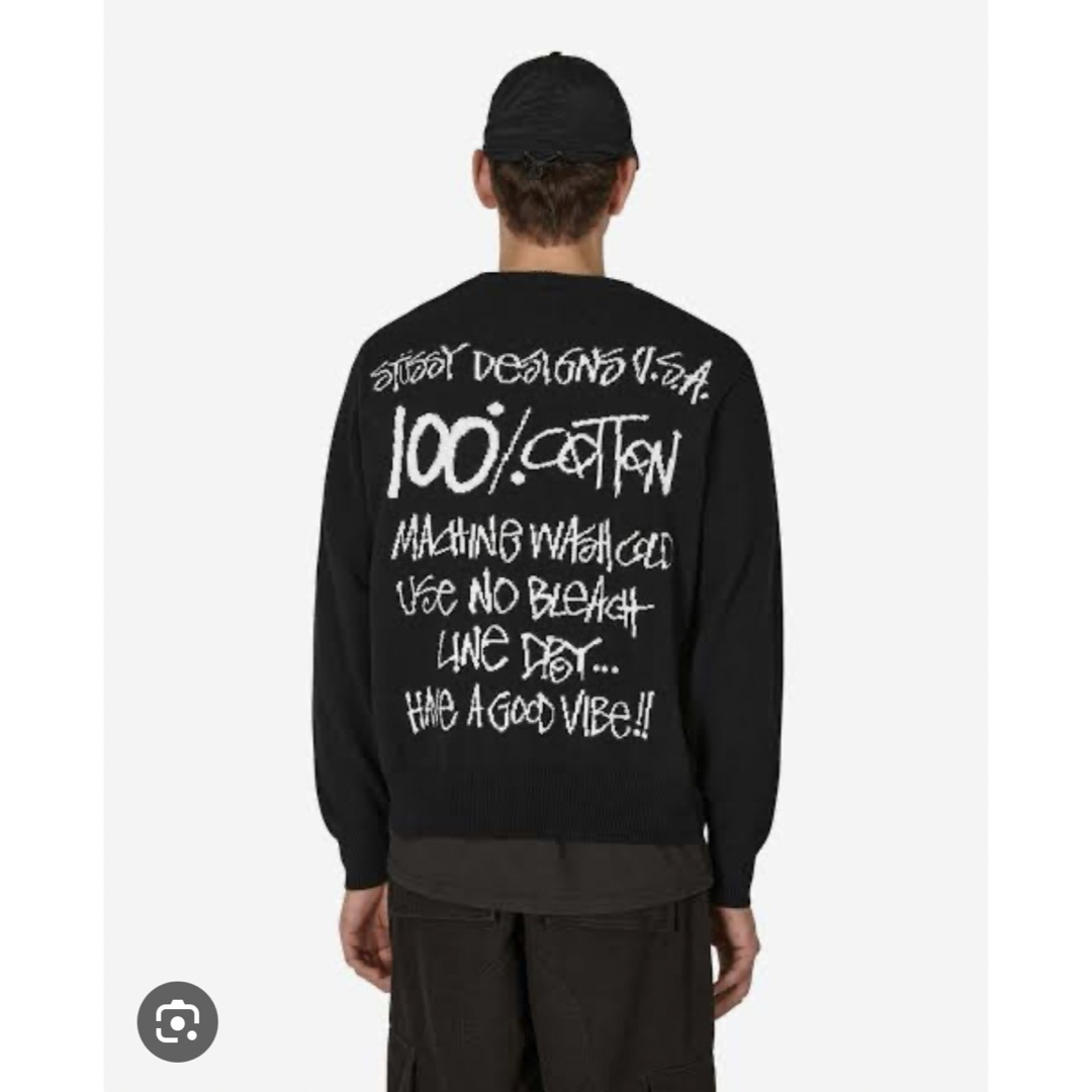 Stussy Care Label Sweater 新品未使用 XL