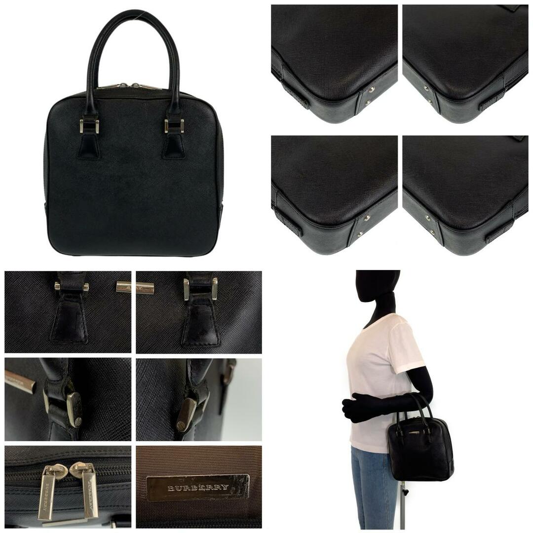 美品 BURBERRY バーバリー 中チェック柄 ブラック 黒 シルバー 美品 BURBERRY バーバリー 中チェック柄 ブラック 黒 シルバー