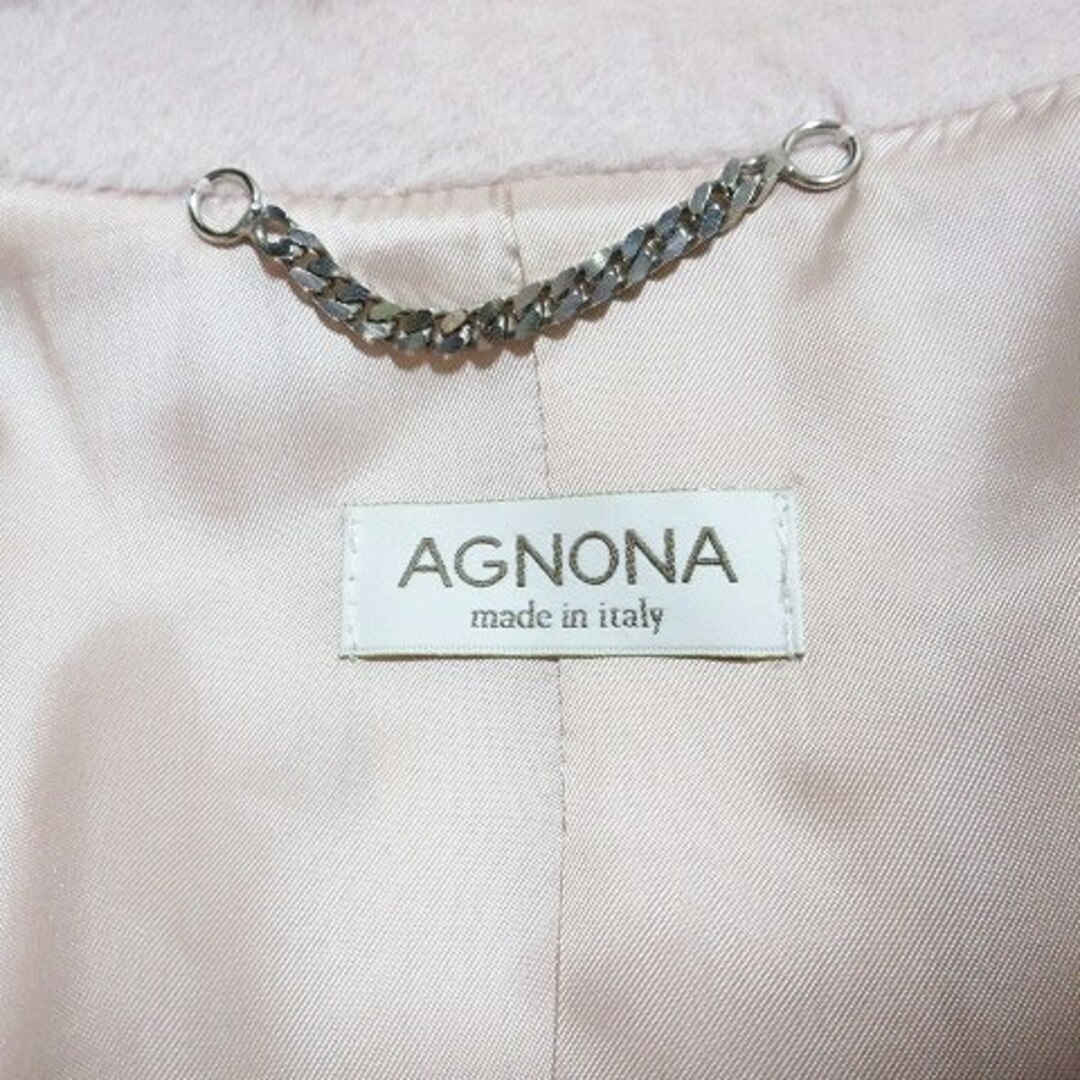 Agnona(アニオナ)のアニオナ チンチラファー コート アルパカ カシミヤ混 ロング IBO46 レディースのジャケット/アウター(その他)の商品写真