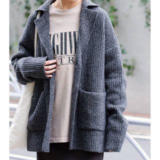 スピックアンドスパン(Spick & Span)のspick&span ジャケット　ニットジャケット(その他)