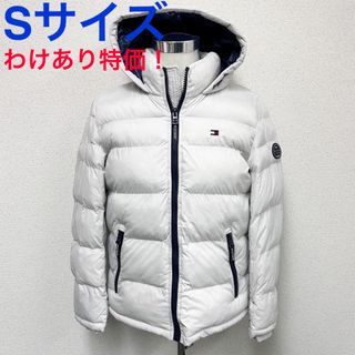 トミーヒルフィガー(TOMMY HILFIGER)の新品 わけありトミーヒルフィガー 中綿ジャケット 158AN508 ホワイト S(ダウンジャケット)