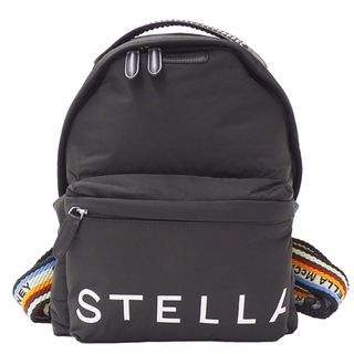 ステラマッカートニー(Stella McCartney)のステラ・マッカートニー Stella McCartney バッグ レディース ブランド リュック ナイロン ブラック マルチカラー カジュアル おでかけ 可愛い おしゃれ シンプル 黒 【中古】(リュック/バックパック)