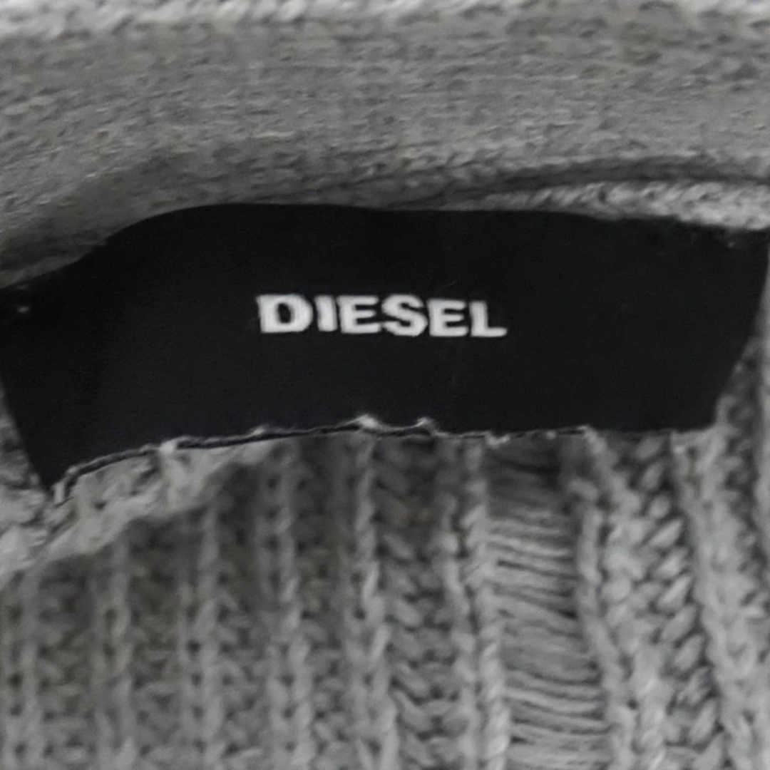 DIESEL(ディーゼル)のディーゼル 編み込み 厚手 デニム ニットカーディガン[b28-29］ レディースのトップス(トレーナー/スウェット)の商品写真