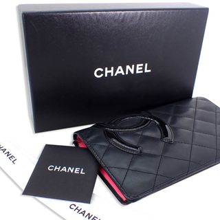 シャネル(CHANEL)のシャネル キャビアスキン 5番台 ブラック 長財布[b30-55］(財布)