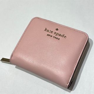 ケイトスペードニューヨーク(kate spade new york)のケイトスペードニューヨーク♠︎ステイシー ピンク折り財布 パスケース(財布)