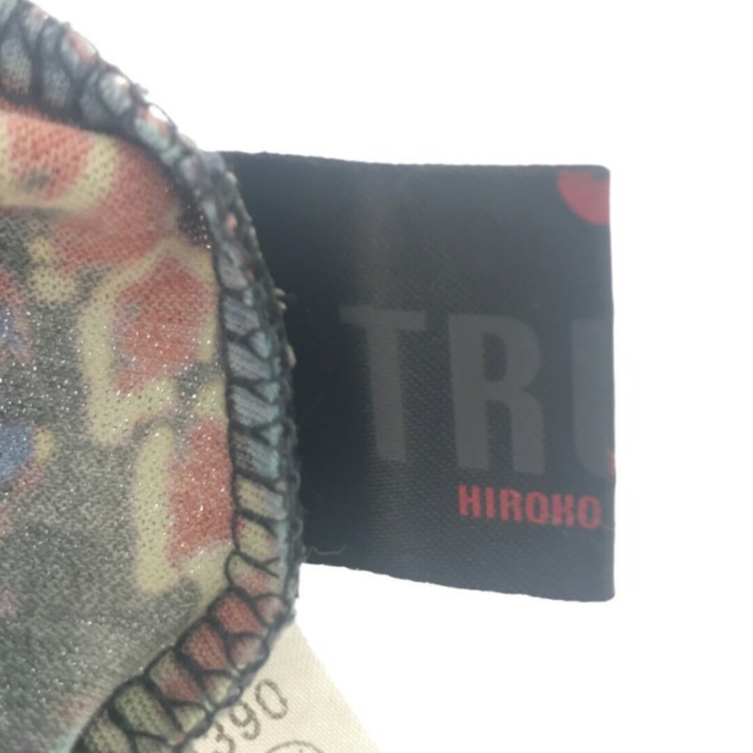 HIROKO KOSHINO(ヒロココシノ)のヒロココシノトランク ワンピース おしゃれ 袖なし ひざ丈 レディース 総柄 レディースのワンピース(ひざ丈ワンピース)の商品写真