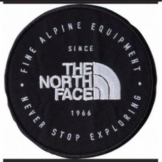 ザノースフェイス(THE NORTH FACE)の【未開封新品】ノースフェイス　ワッペン　アイロン　刺繍ロゴ　直径7㎝　簡単貼付け(その他)