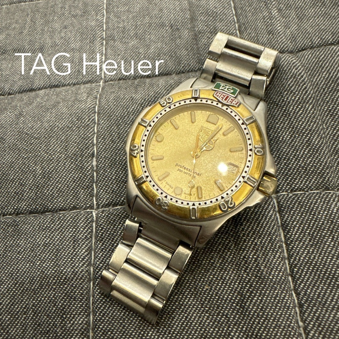 TAG Heuer(タグホイヤー)の稼働品 TAG Heuer プロフェッショナル タグホイヤー 腕時計 メンズの時計(腕時計(アナログ))の商品写真