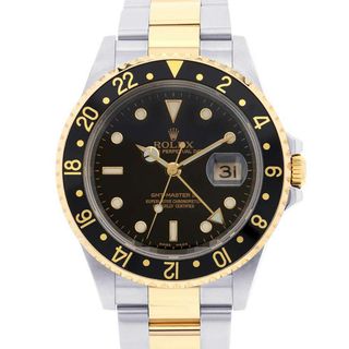 ロレックス(ROLEX)のロレックス GMTマスター 2 D番 16713 ROLEX 腕時計 黒文字盤(腕時計(アナログ))