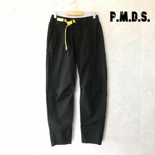 P.M.D.S. - 良品 P.M.D.S. ナイロン系 ストレッチ テーパード イージーパンツ