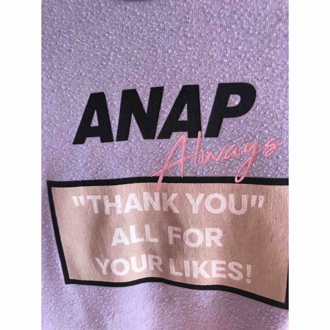 ANAP(アナップ)のANAP 長袖シャツ　115〜125 キッズ/ベビー/マタニティのキッズ服女の子用(90cm~)(Tシャツ/カットソー)の商品写真