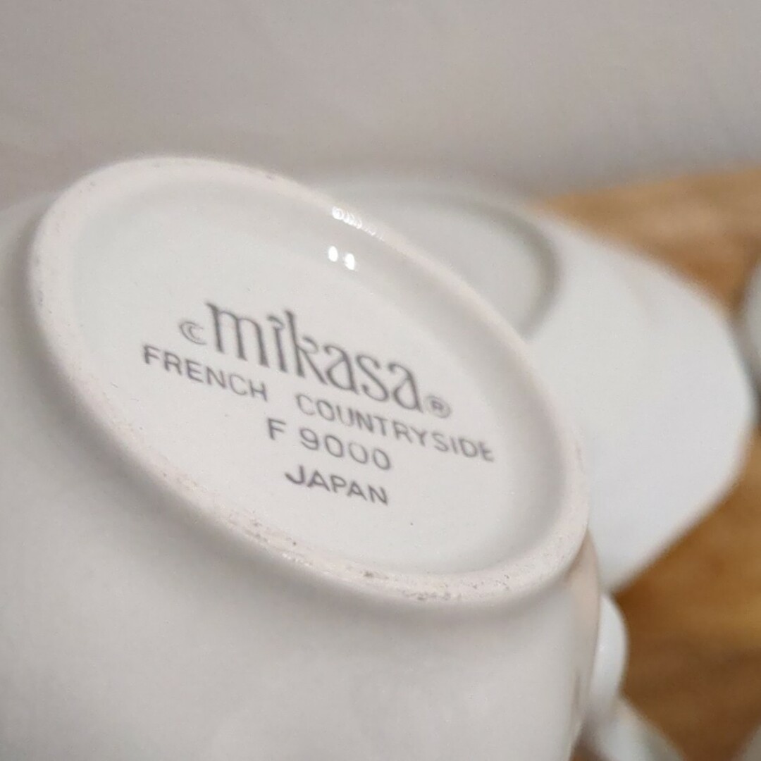 MIKASA(ミカサ)の［ビンテージ］MIKASA　カップ＆ソーサー　2セット インテリア/住まい/日用品のキッチン/食器(グラス/カップ)の商品写真