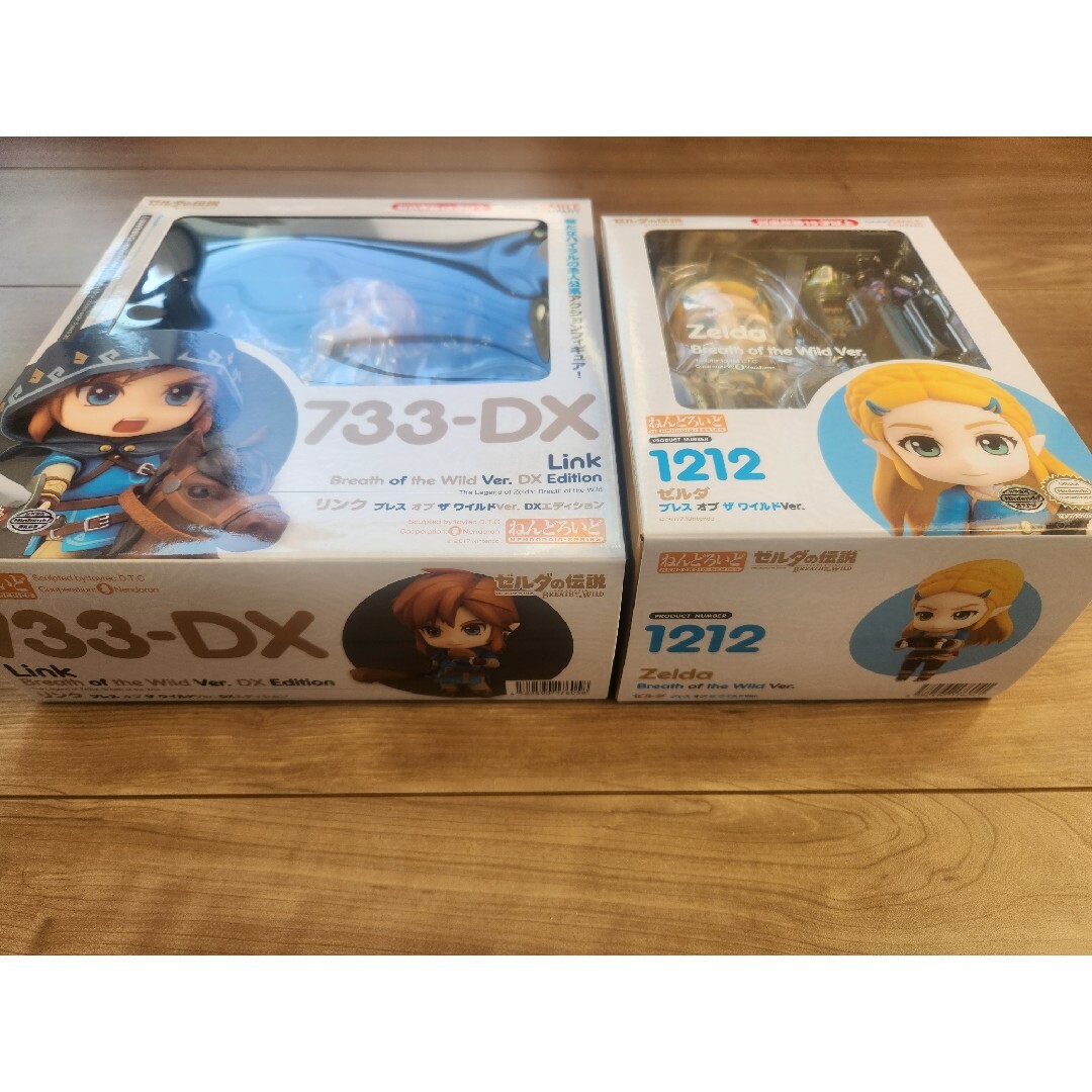 GOOD SMILE COMPANY(グッドスマイルカンパニー)のねんどろいど　ゼルダの伝説  リンク DXエディション / ゼルダ姫　２個セット エンタメ/ホビーのフィギュア(ゲームキャラクター)の商品写真