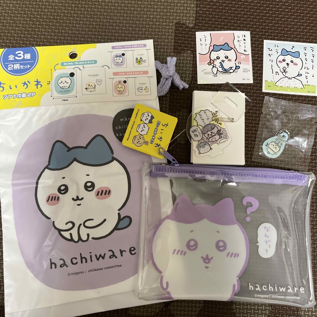 ハチワレ セット エンタメ/ホビーのおもちゃ/ぬいぐるみ(キャラクターグッズ)の商品写真