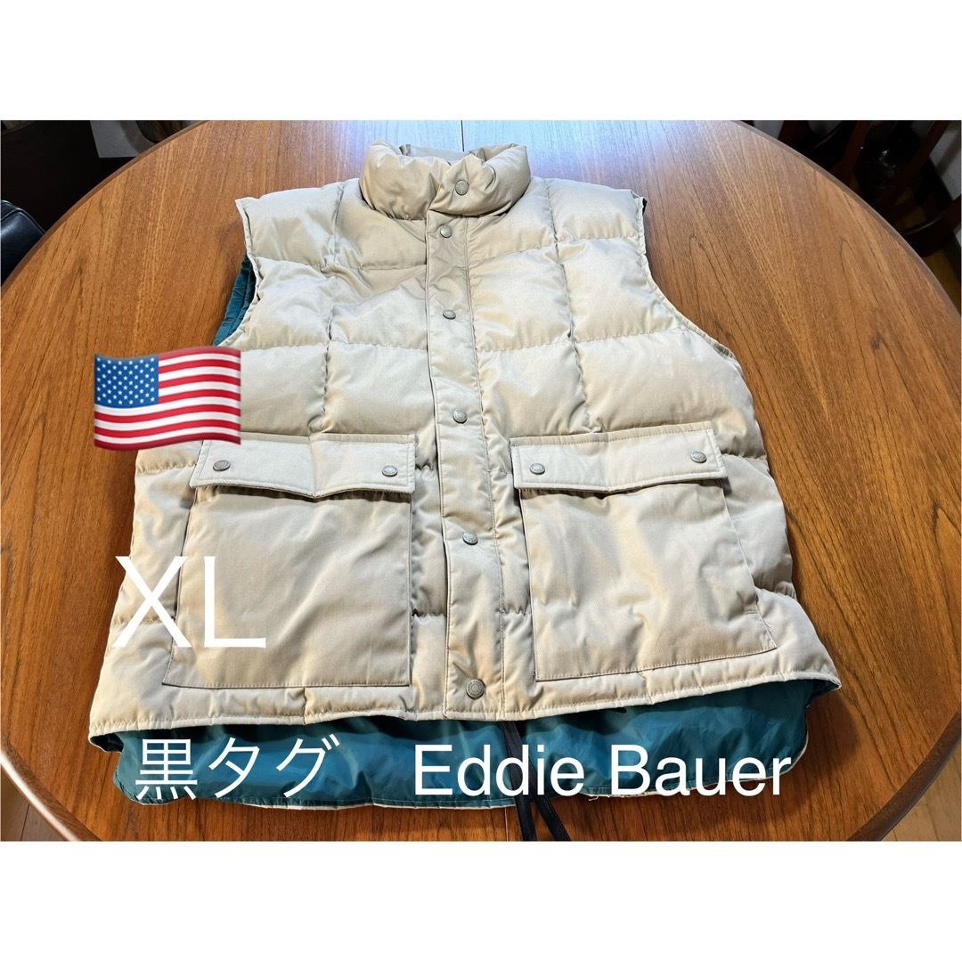 Eddie Bauer(エディーバウアー)のVINTAGE Eddie Bauer DOWN VEST ダウンベスト メンズのジャケット/アウター(ダウンベスト)の商品写真
