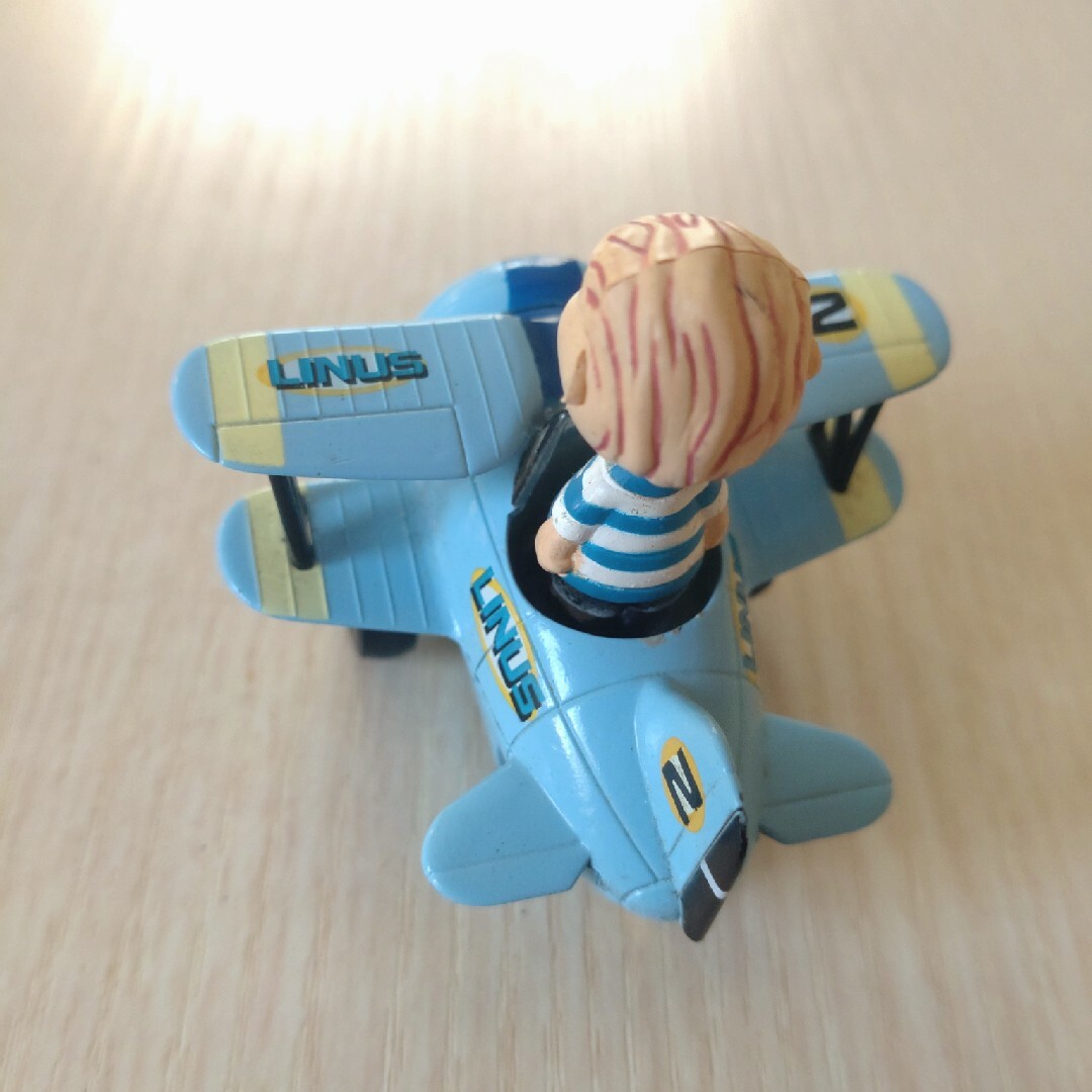 スヌーピー チョロQ ライナス飛行機 エンタメ/ホビーのおもちゃ/ぬいぐるみ(キャラクターグッズ)の商品写真