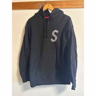 シュプリーム(Supreme)のsupreme s logo hoodie スワロフスキー(パーカー)