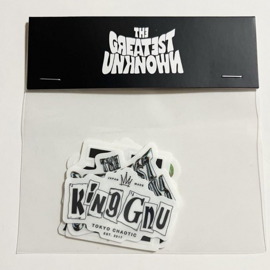 King Gnu THE GREATEST UNKNOWN ステッカーパック