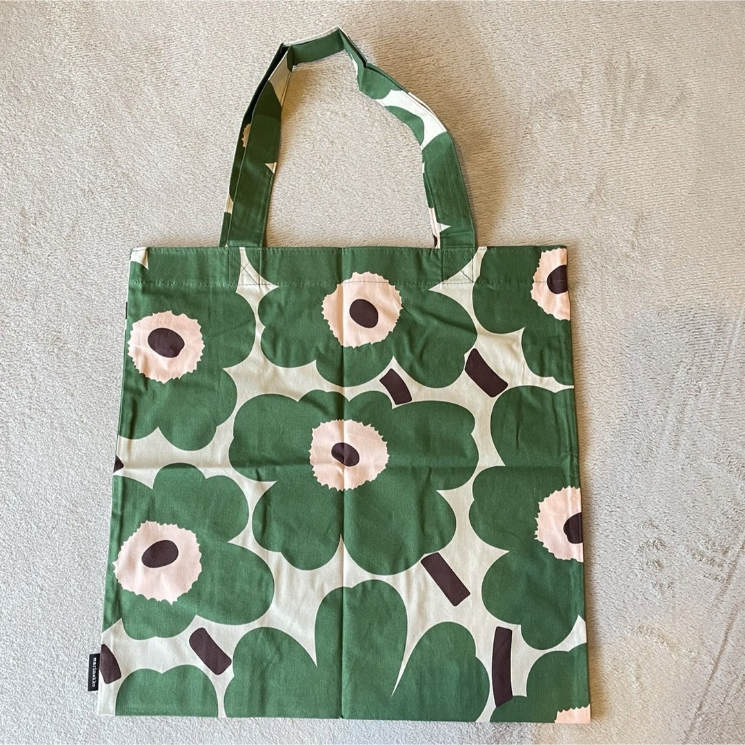 marimekko(マリメッコ)のマリメッコ ファブリックトートバッグ ウニッコ グリーン⑤ レディースのバッグ(トートバッグ)の商品写真