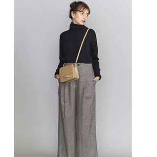 ビューティアンドユースユナイテッドアローズ(BEAUTY&YOUTH UNITED ARROWS)のBEAUTY&YOUTH ヘリンボーンワイドパンツ(カジュアルパンツ)