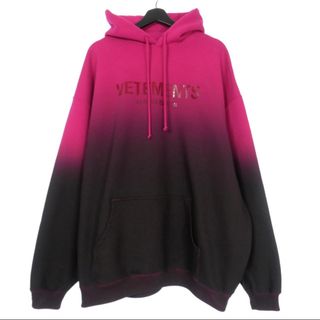 ヴェトモン  VETEMENTS 23AW フェイデッド パーカー S ピンク(パーカー)