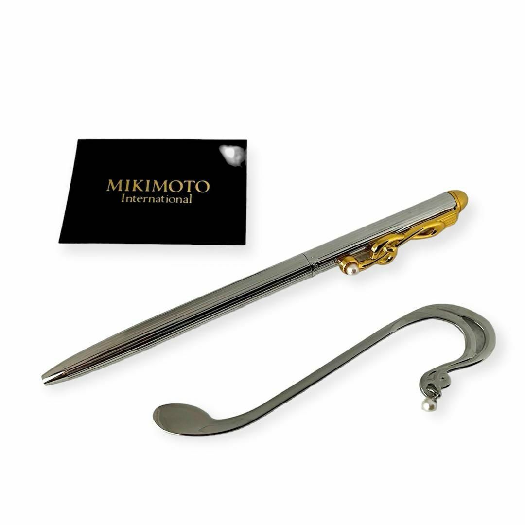 MIKIMOTO(ミキモト)の【特別価格】極美品❤︎MIKIMOTOミキモト パール付ボールペン&ブックマーク インテリア/住まい/日用品の文房具(ペン/マーカー)の商品写真