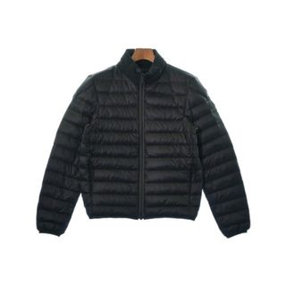 モンクレール(MONCLER)のMONCLER モンクレール ダウンジャケット/ダウンベスト 2(M位) 黒 【古着】【中古】(ダウンジャケット)