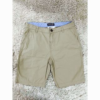 エイチアンドエム(H&M)の☆中古品☆ H&Mキッズハーフパンツ　ベージュ　US14Y EUR170(パンツ/スパッツ)