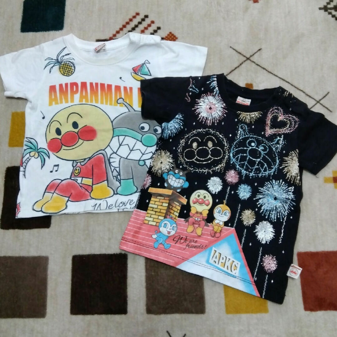 ANPANMAN KIDS COLLECTION(アンパンマンキッズコレクション)のアンパンマンキッズコレクション　90　Tシャツ　2枚 キッズ/ベビー/マタニティのキッズ服男の子用(90cm~)(Tシャツ/カットソー)の商品写真