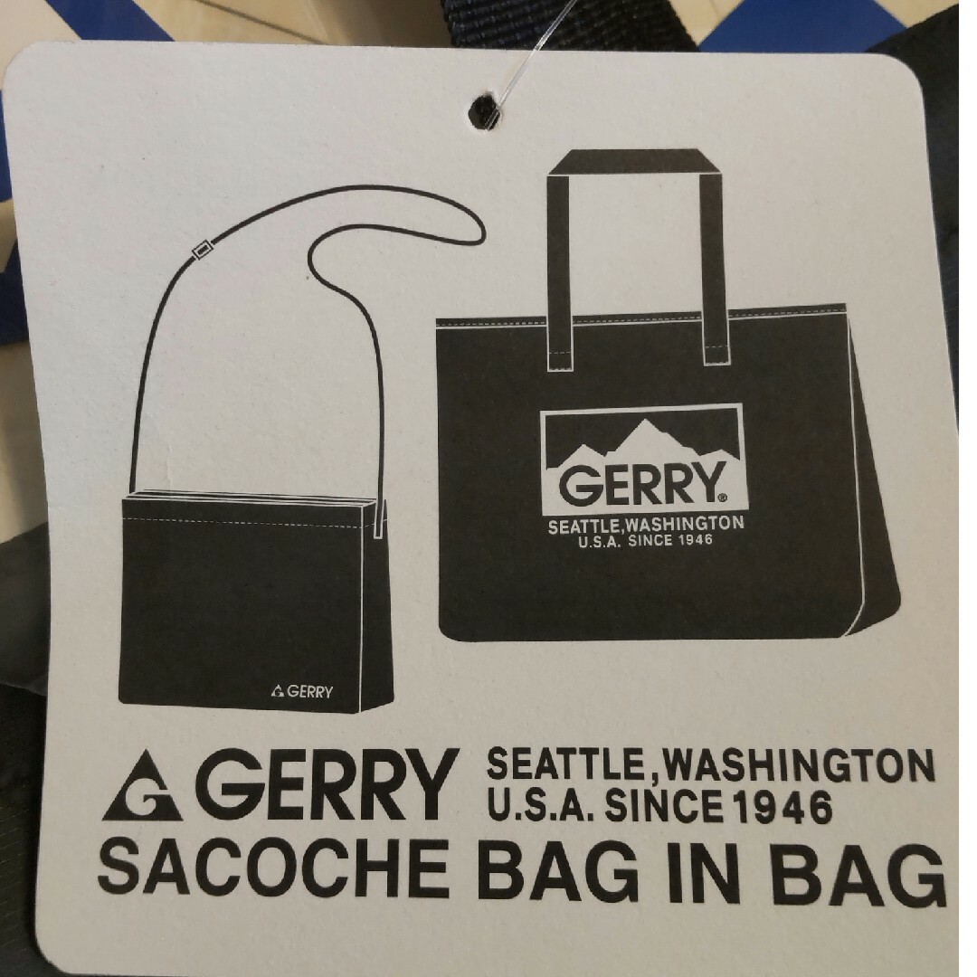 GERRY(ジェリー)の〚新品〛GERRY 2wayサコッシュトートバッグ メンズのバッグ(エコバッグ)の商品写真