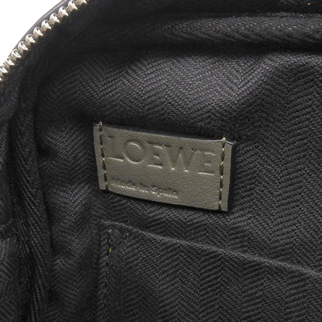 other(アザー)のロエベ LOEWE ミリタリー メッセンジャーバッグ XS ショルダーバッグ レザー カーキグリーン B553A72X21 中古 新入荷 OB1697 レディースのバッグ(ショルダーバッグ)の商品写真