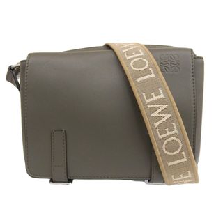 アザー(other)のロエベ LOEWE ミリタリー メッセンジャーバッグ XS ショルダーバッグ レザー カーキグリーン B553A72X21 中古 新入荷 OB1697(ショルダーバッグ)