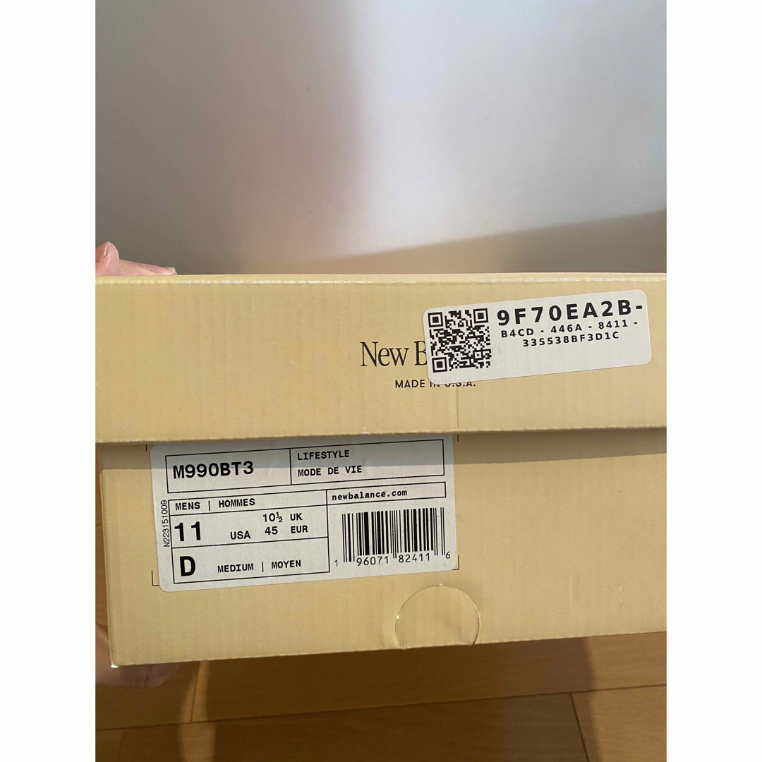 New Balance(ニューバランス)のNew Balance 990v3 M990BT3  29.0cm メンズの靴/シューズ(スニーカー)の商品写真