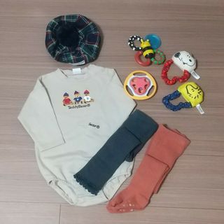 オーシャンアンドグラウンド(OCEAN&GROUND)のベビー服  まとめ売り サイズ80  カバーオール  知育遊具  帽子(カバーオール)