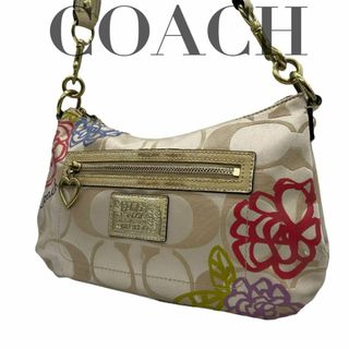 COACH - COACH コーチ F20761 ショルダーバッグ 花柄 シグネチャー
