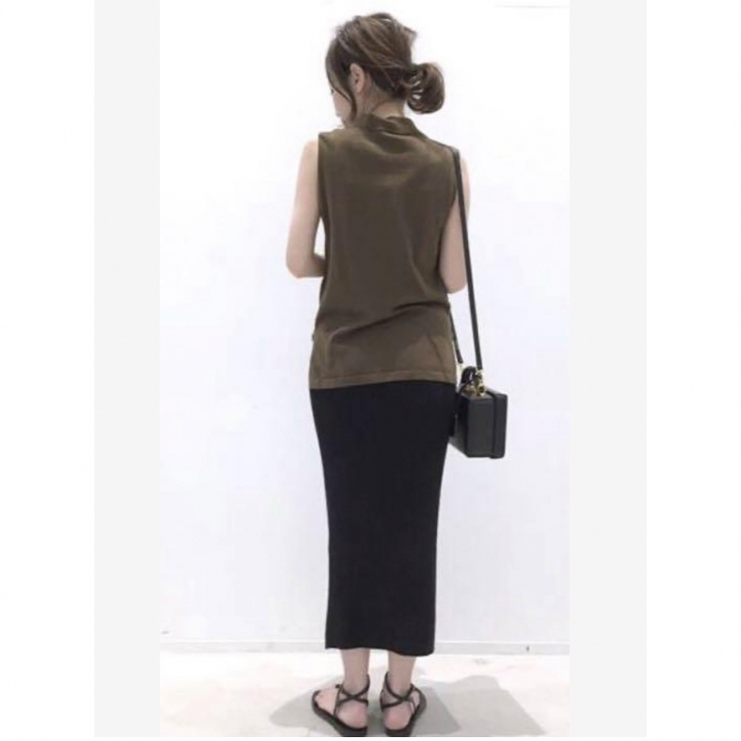 L'Appartement DEUXIEME CLASSE(アパルトモンドゥーズィエムクラス)のL'Appartement Silk*CTN N/S TOPS レディースのトップス(ニット/セーター)の商品写真