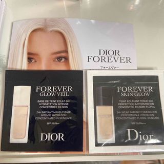 ディオール(Dior)のディオール　ベースとリキッドファンデサンプル(サンプル/トライアルキット)