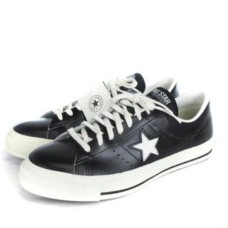 コンバース(CONVERSE)のコンバース 80s ワンスター スニーカー シューズ レザー 黒 27.5cm(スニーカー)