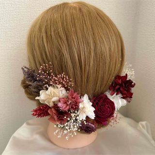 現品のみ　ヘッドパーツ　ヘッドドレス　ヘアピン　髪飾り　成人式髪飾り卒業式髪飾り(ヘアアクセサリー)